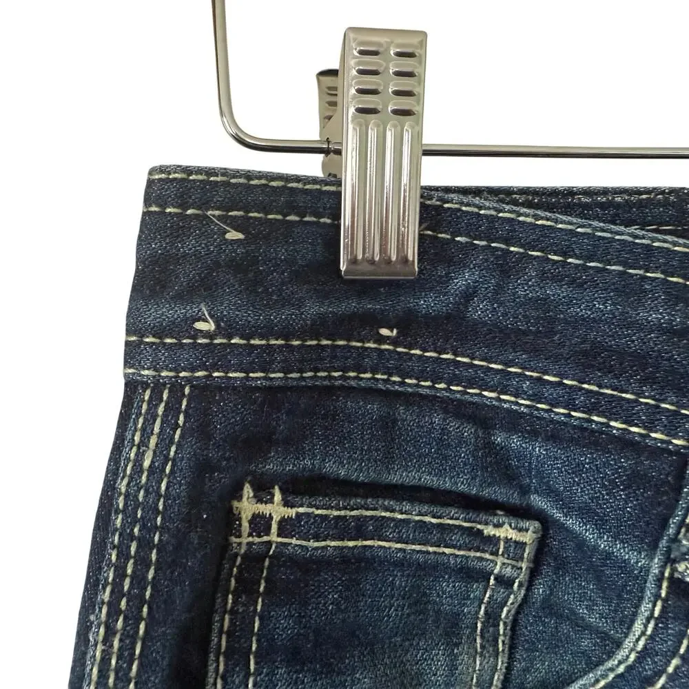 Y2K Vintage Jordache Jeans Straight Leg 80's SZ 11L  Dark Wash HEMMED 90'S